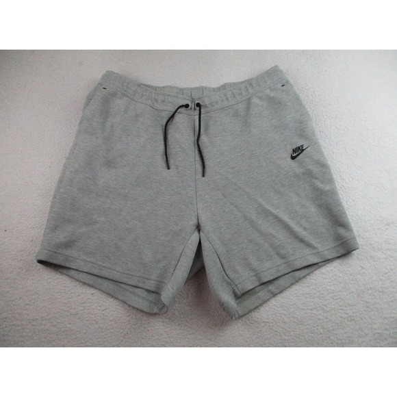 Nike Shorts Mens 2XL Gray CU4503-063 Fleece Drawstring Athletic Logo XXL Pocket - Picture 1 of 11